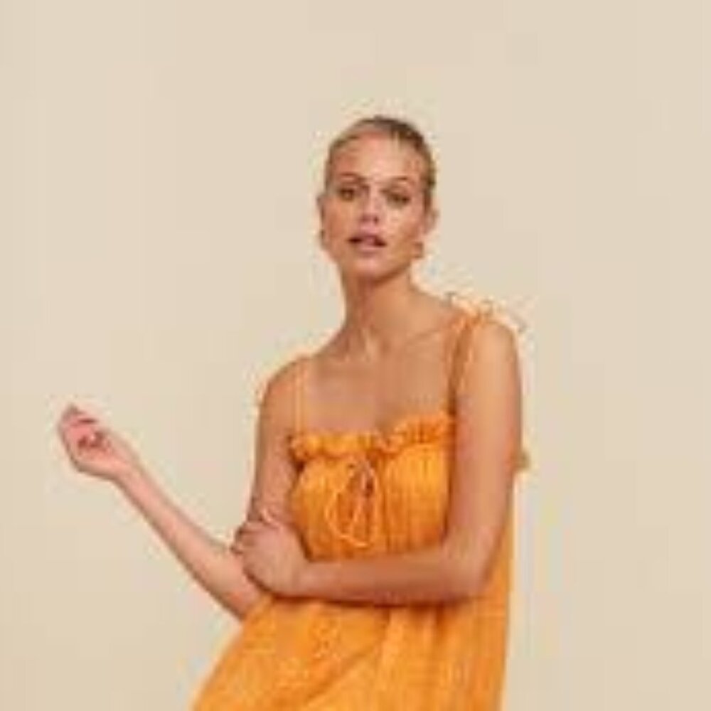 Mini dress  handmade in silk  by Cloe Cassandro  - NWT